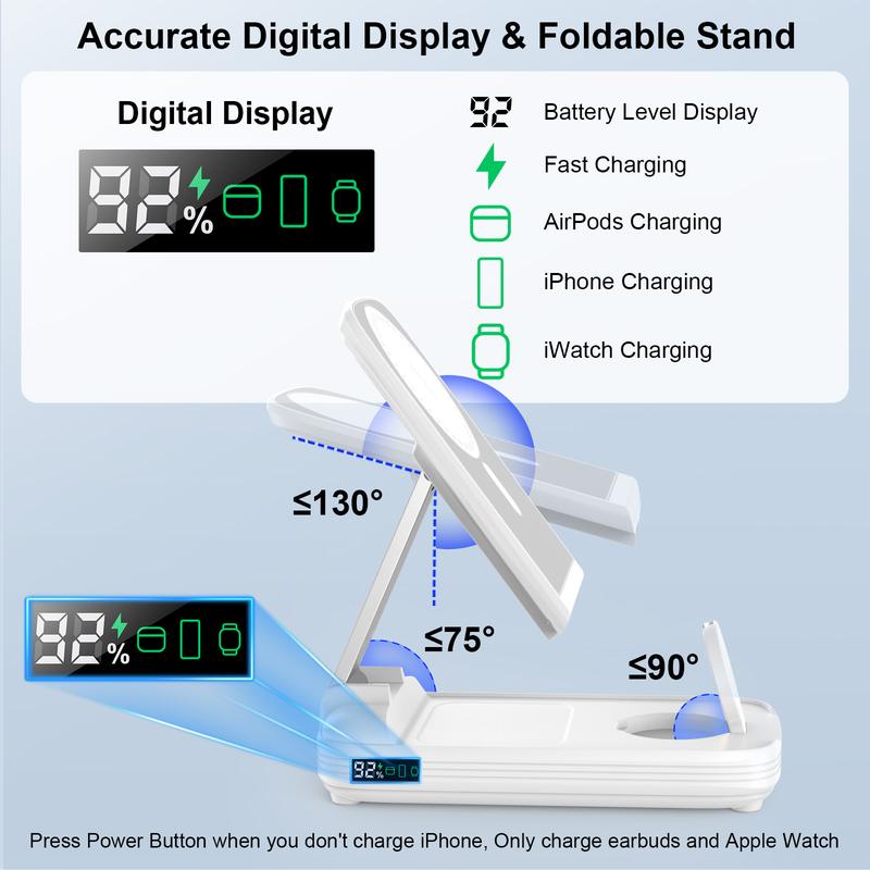 3 in 1 Wireless Charging Station