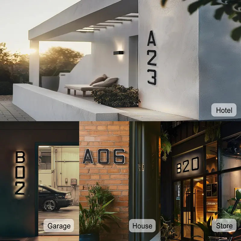 Solar House Number Lights