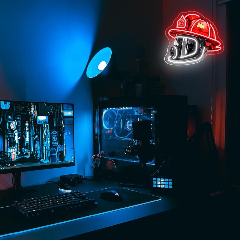 Firefighter Neon Sign