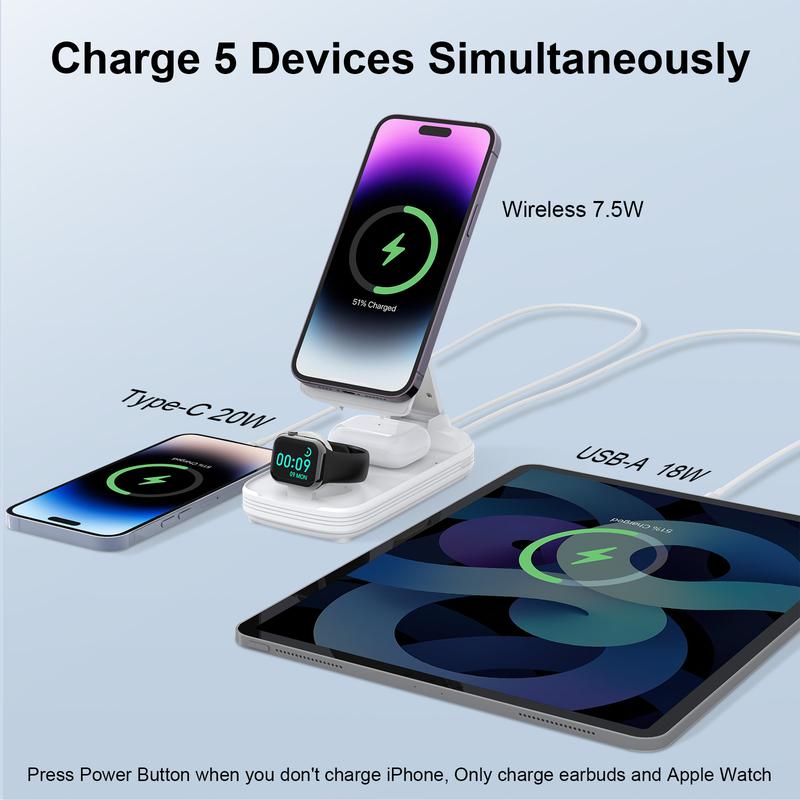 3 in 1 Wireless Charging Station