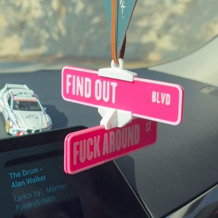 FAFO Hanging Sign