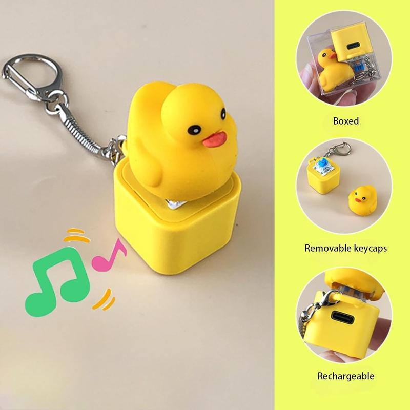 Quacking Duck Keychain