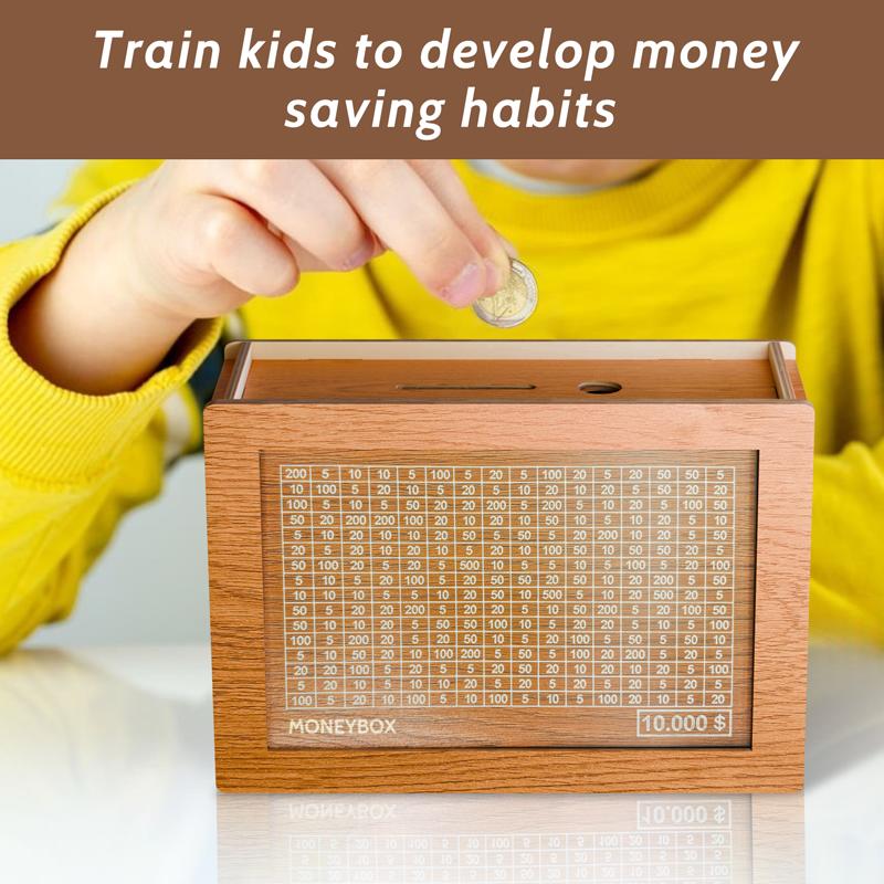 Wooden Cash Box