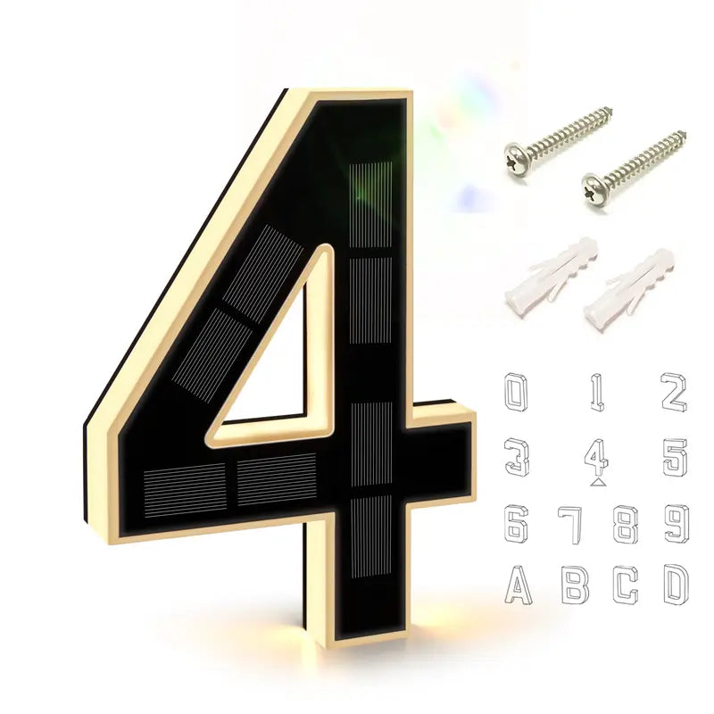 Solar House Number Lights