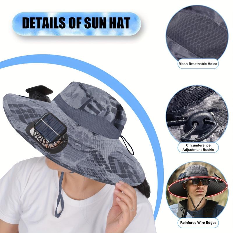 Solar Outdoor Cooling Hat