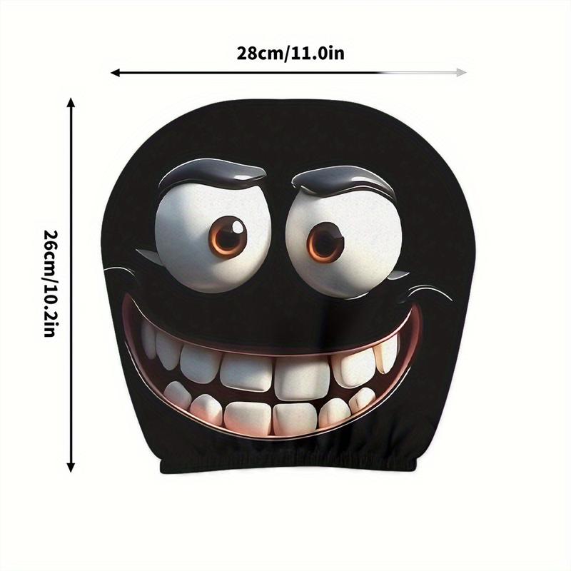 Graphic Car Headrest Covers