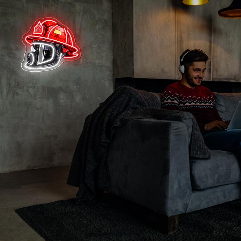 Firefighter Neon Sign
