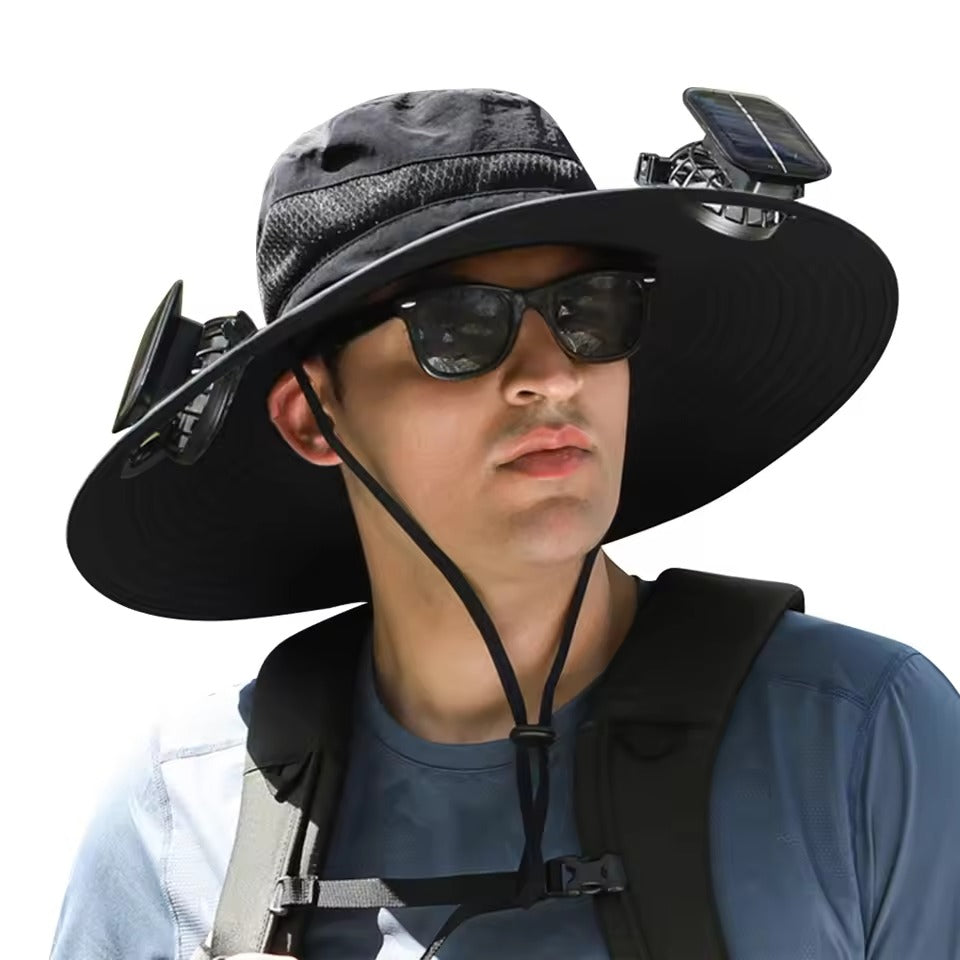 Solar Outdoor Cooling Hat
