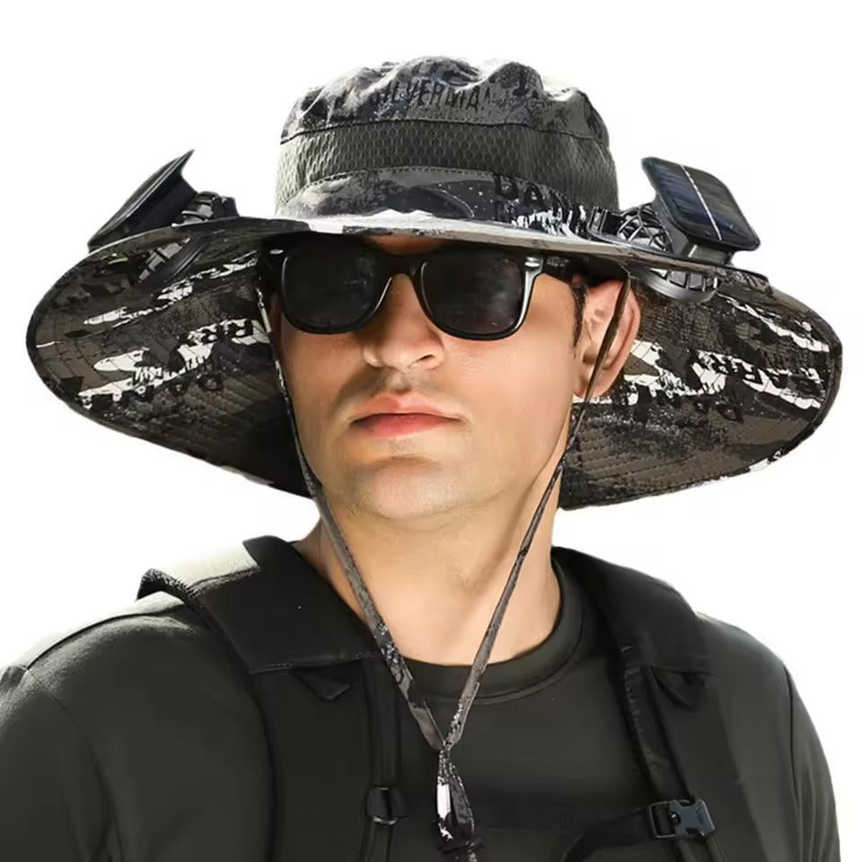 Solar Outdoor Cooling Hat