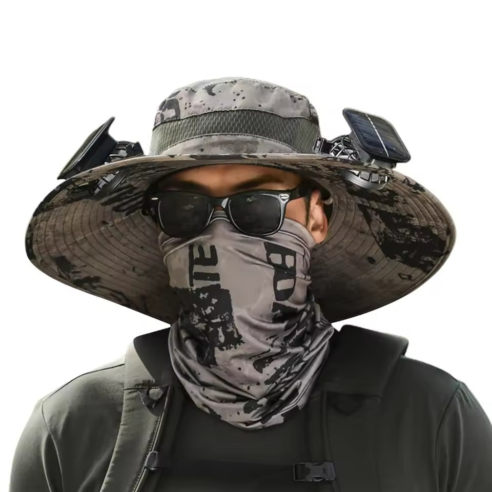 Solar Outdoor Cooling Hat