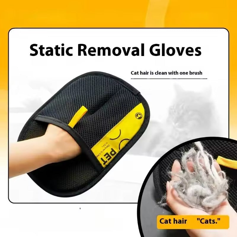 Electrostatic Pet Hair Remover Gloves
