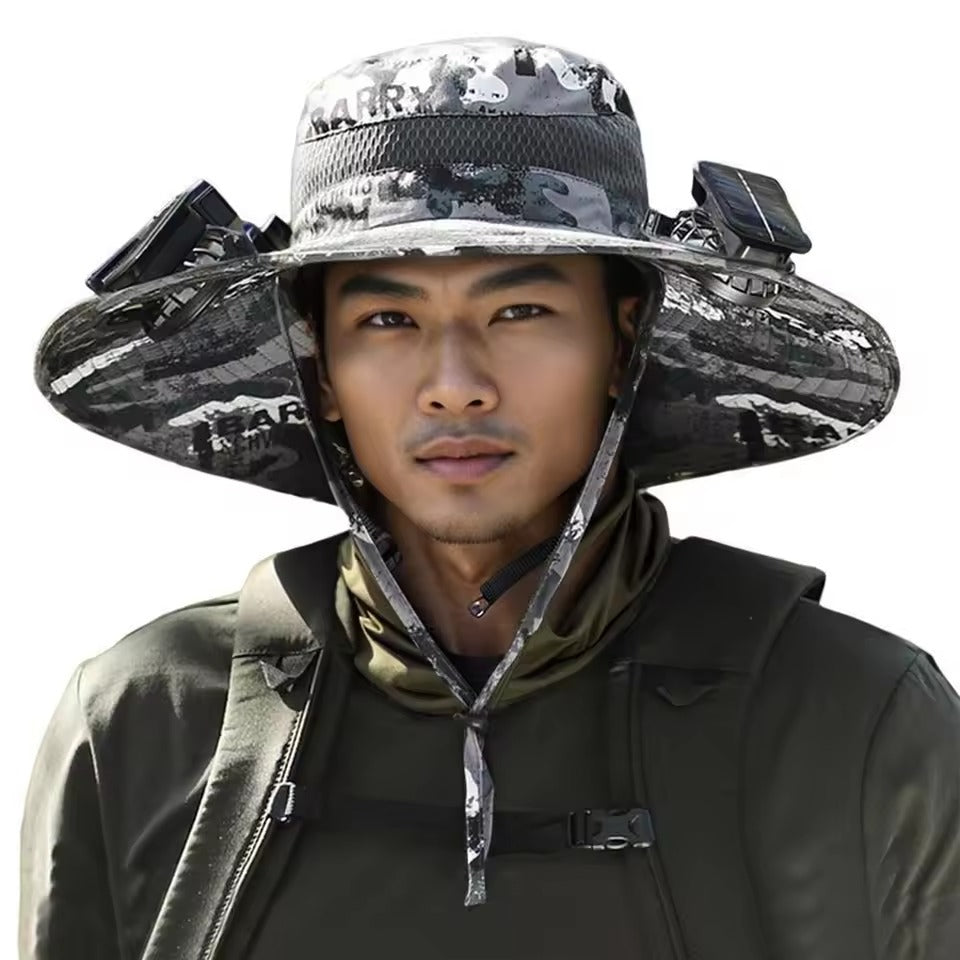 Solar Outdoor Cooling Hat