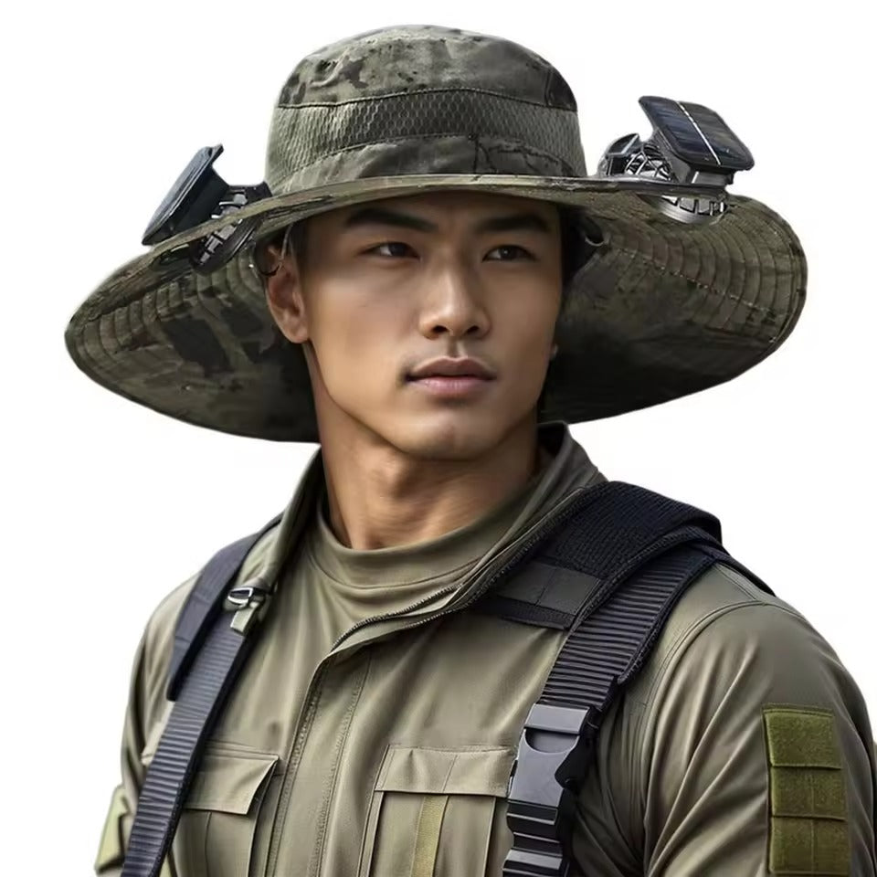 Solar Outdoor Cooling Hat