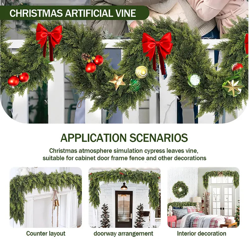 Artificial Cedar Garlands