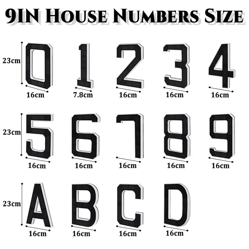Solar House Number Lights