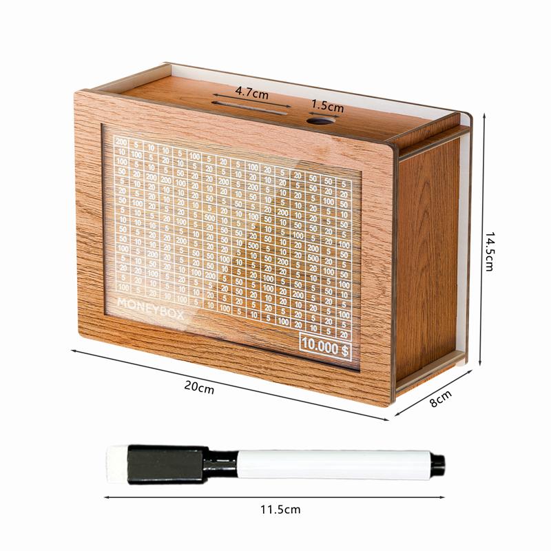 Wooden Cash Box