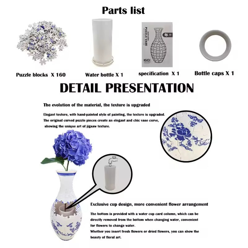 3D Puzzle Vase