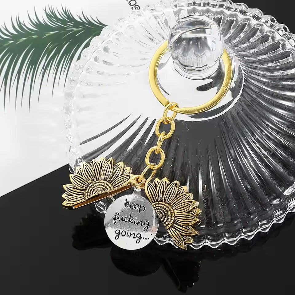 Sunflower Keychain