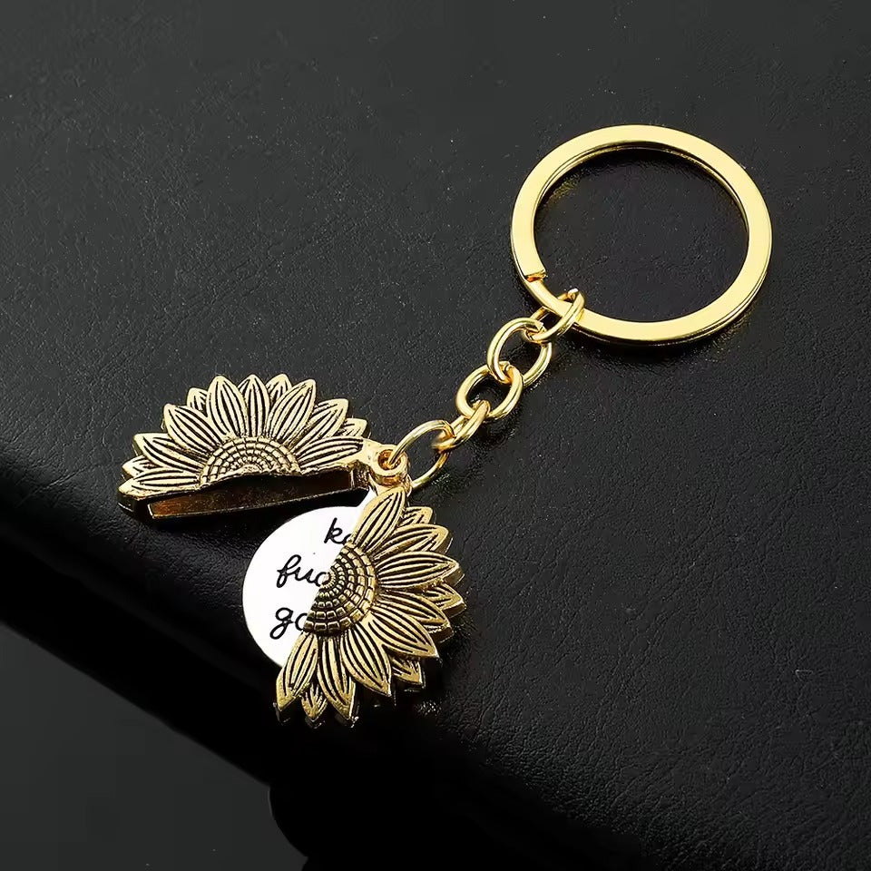 Sunflower Keychain