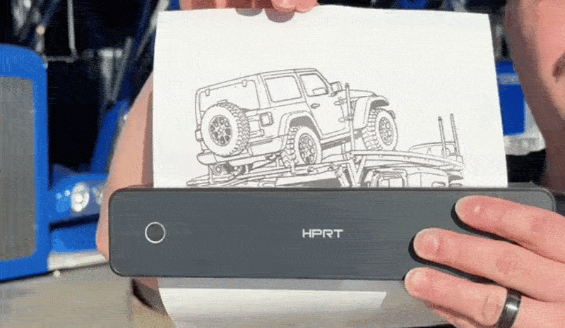 5. Print anywhere — kitchen, car, even a hotel room
