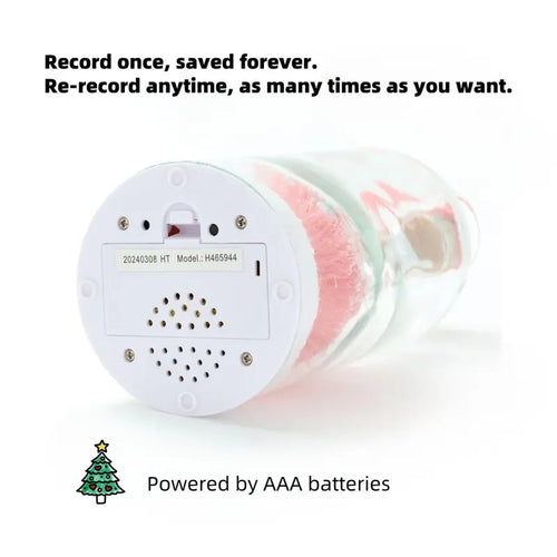 Forever Voice Recordable Christmas Bottle