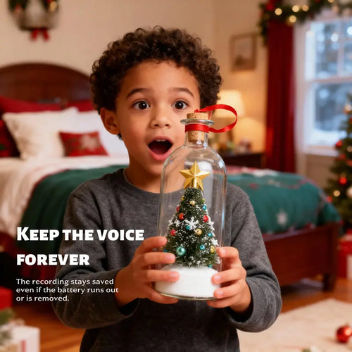 Forever Voice Recordable Christmas Bottle