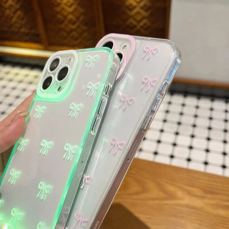 Luminous Bowknot iPhone Case