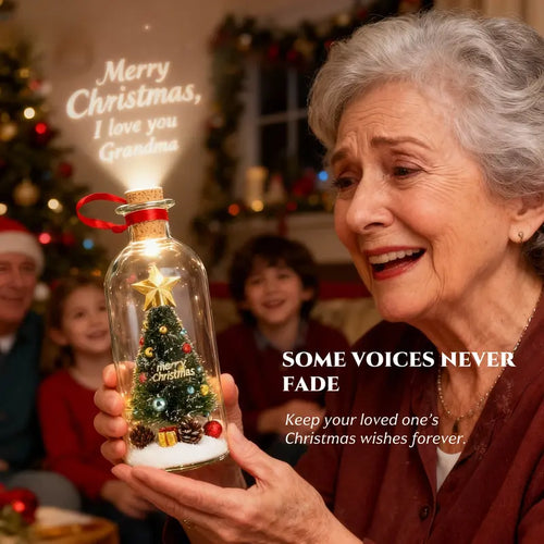 Forever Voice Recordable Christmas Bottle