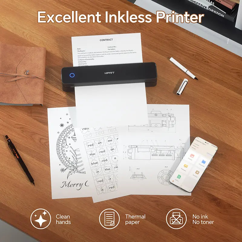 Inkless Portable Printer