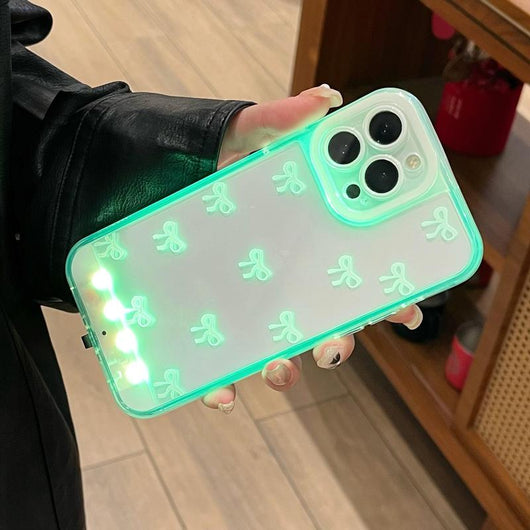 Luminous Bowknot iPhone Case