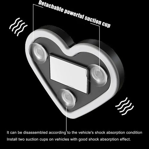 Solar Heart Shaped Neon Light