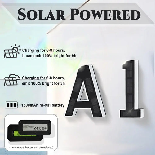 Solar House Number Lights