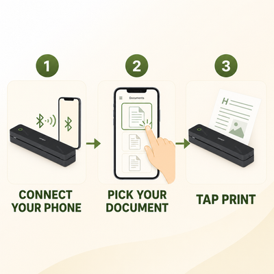 Inkless Portable Printer - Quiz Funnel