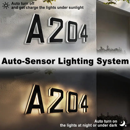 Solar House Number Lights