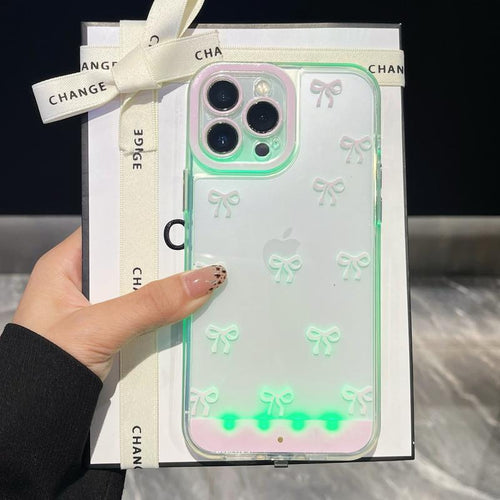 Luminous Bowknot iPhone Case