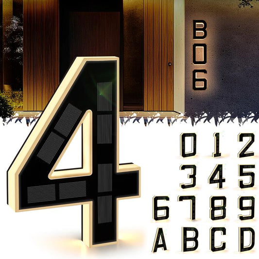 Solar House Number Lights
