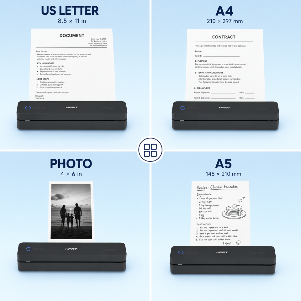 7. Print full-size pages — not tiny receipts