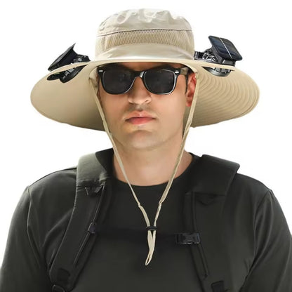 Solar Outdoor Cooling Hat