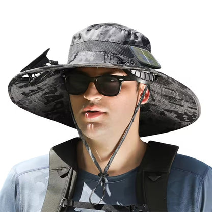 Solar Outdoor Cooling Hat