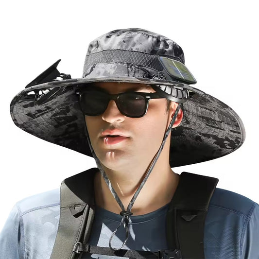 Solar Outdoor Cooling Hat