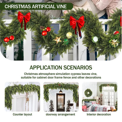 Artificial Cedar Garlands