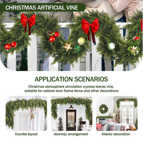 Artificial Cedar Garlands