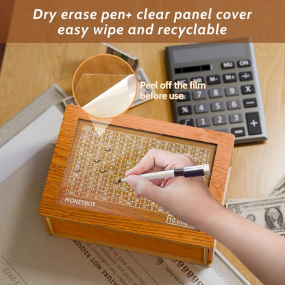 Wooden Cash Box