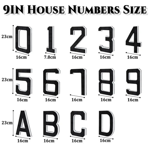 Solar House Number Lights