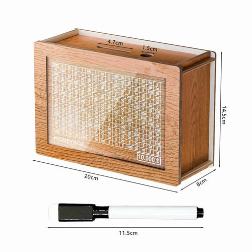 Wooden Cash Box