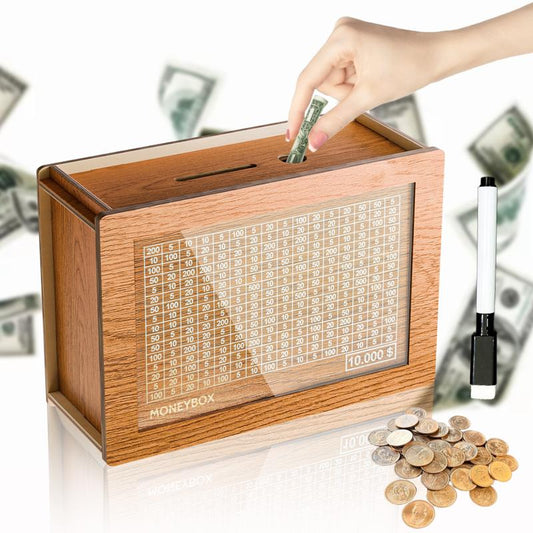 Wooden Cash Box
