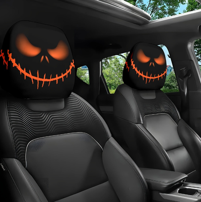 Graphic Car Headrest Covers