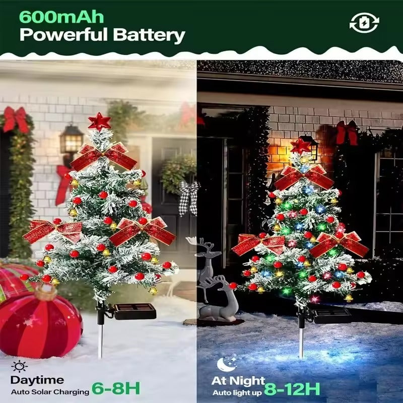 Solar Cedar Tree Lights