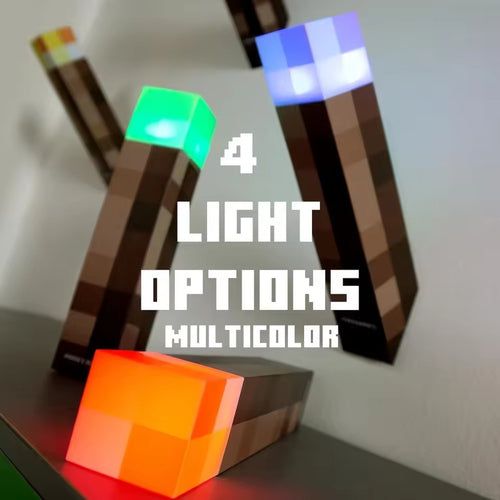 Pixel Brownstone Torch Lamp