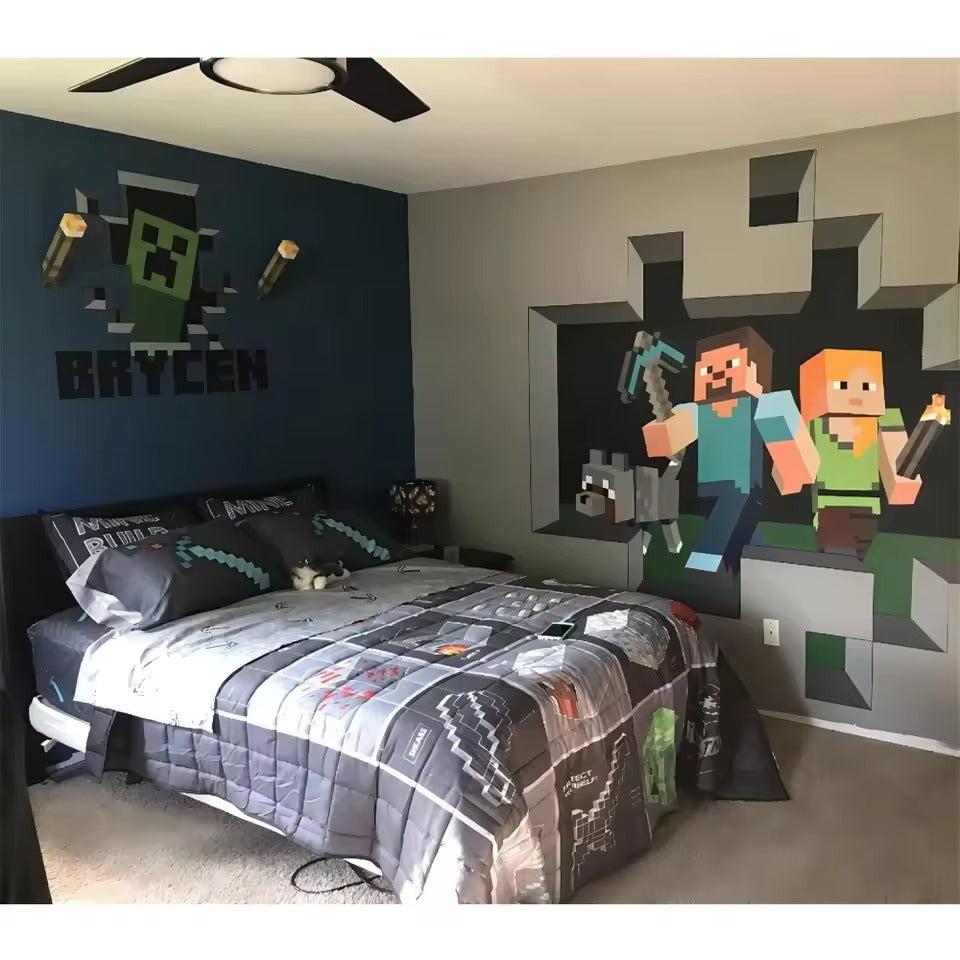 Pixel Brownstone Torch Lamp